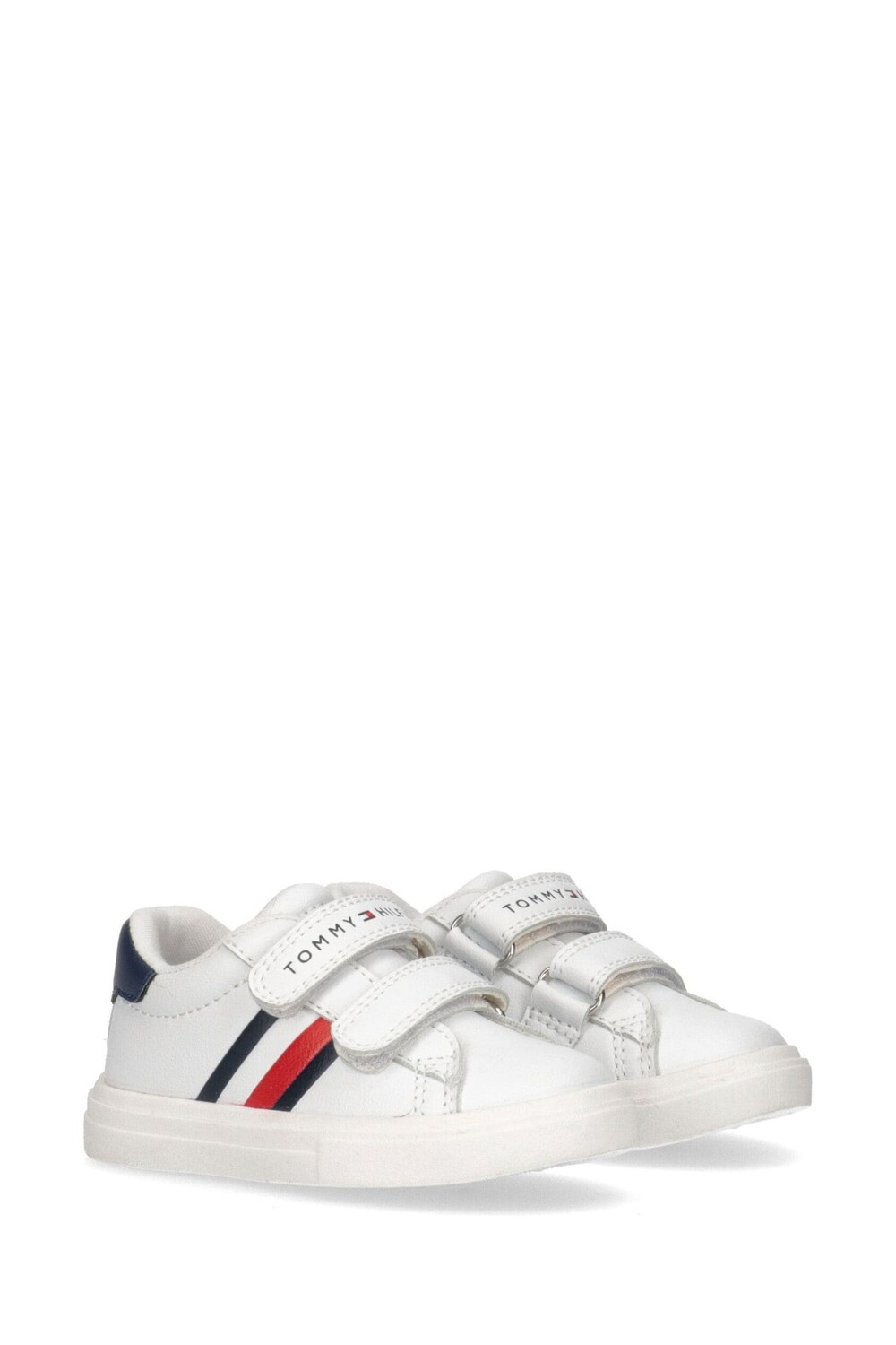 

Белые кроссовки на липучках кроссовки Tommy Hilfiger, белый