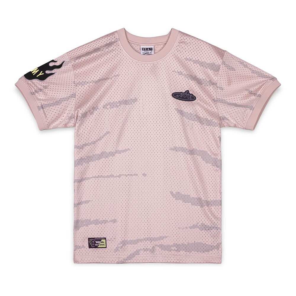 

Футболка с коротким рукавом Grimey Cloven Tongues All Over Print Mesh, розовый