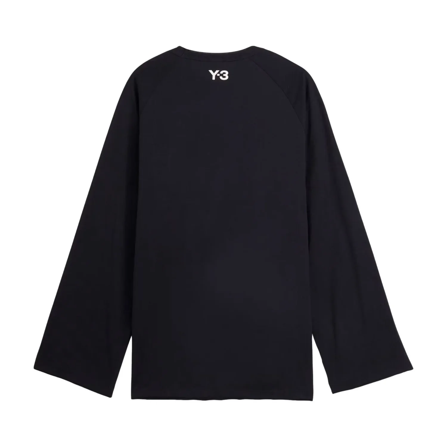 Футболка с длинным рукавом Adidas Y-3 3-Stripes, черная — фото 2