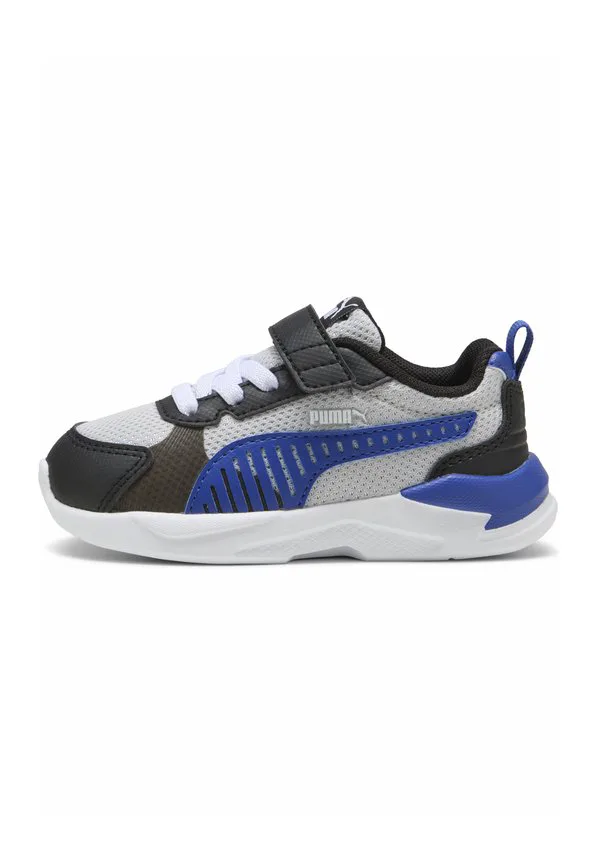 Рентген 3 детские туфли Puma, Glacial Gray-Vivid Blue- Black