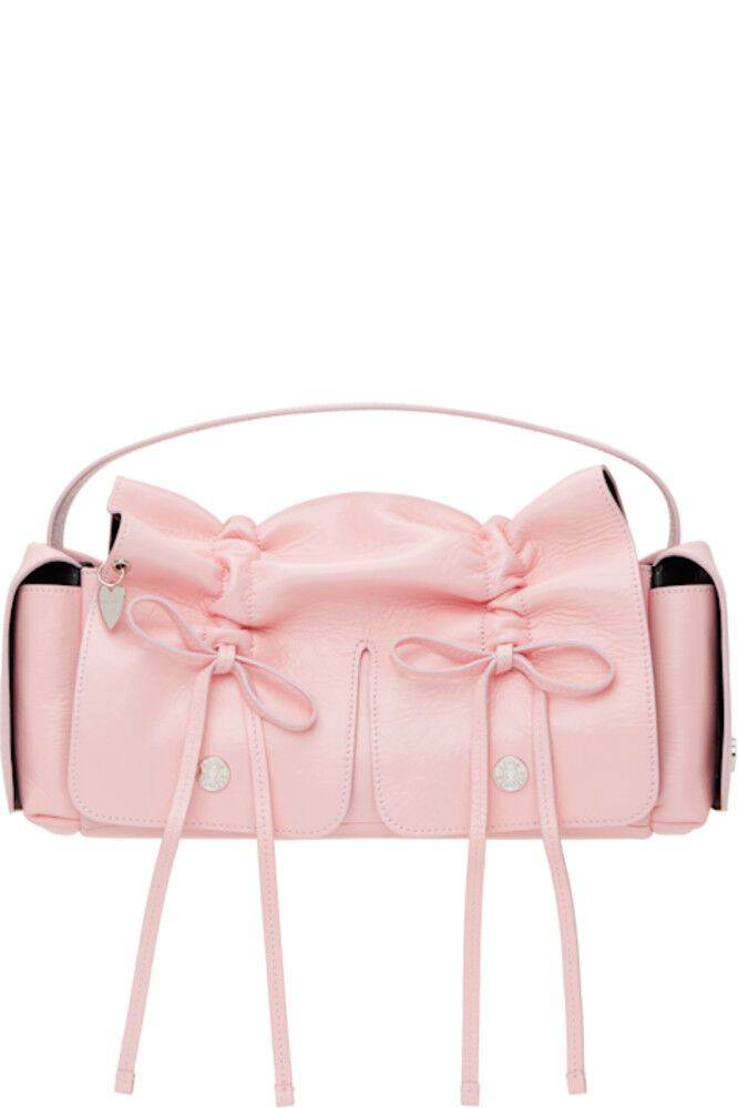 

Розовая сумка с множеством карманов Acne Studios