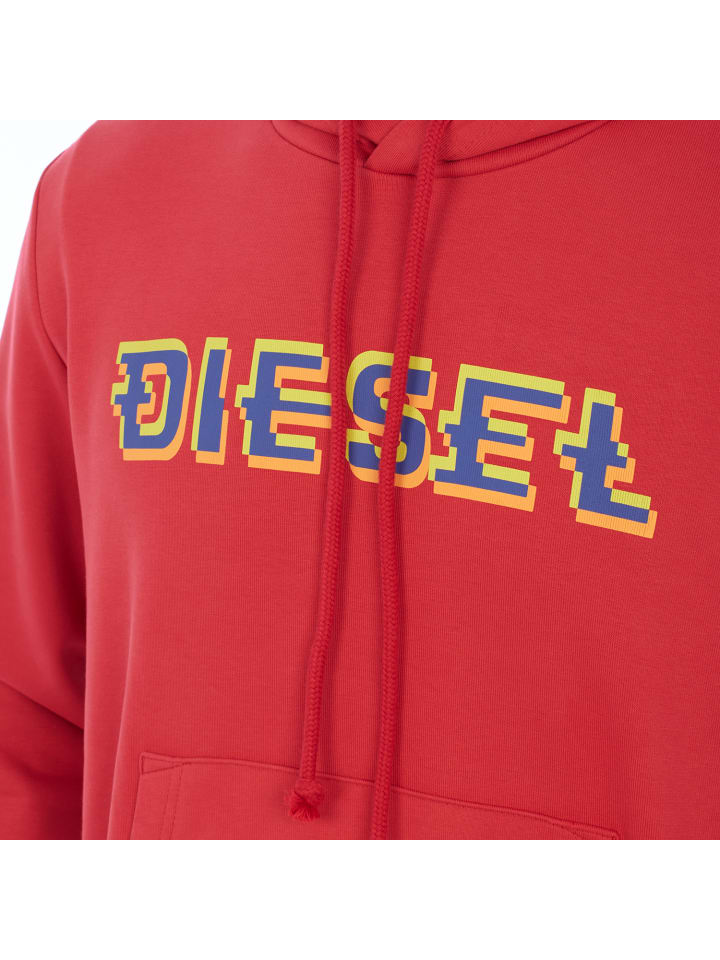 Толстовка красного цвета Diesel — фото 2