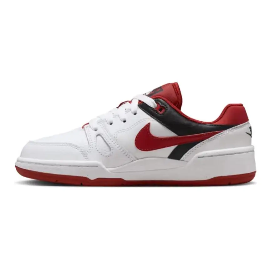 

Детские кроссовки для скейтбординга Full Force Low Top Nike, белый/красный
