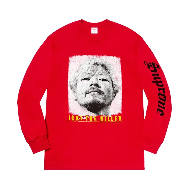 Футболка с длинными рукавами Supreme Ichi The Killer, красная