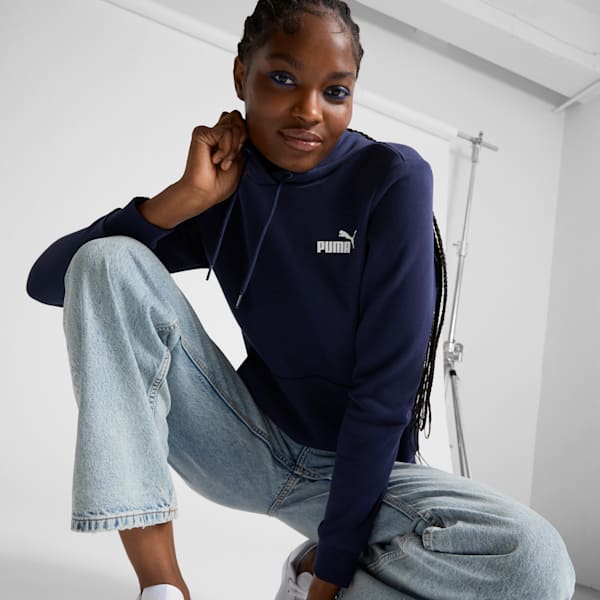 

Женская флисовая толстовка с логотипом Puma Essentials, синий