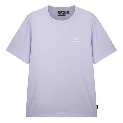 

Футболка New Balance Minimalistic Loose Solid Color Short Sleeve Couple Style Purple, фиолетовый