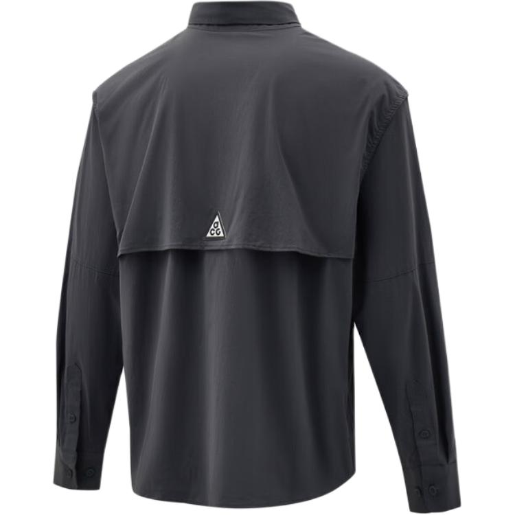 Футболка ACG AS U DFADV UV ORB мужская Nike, серый/черный — фото 2