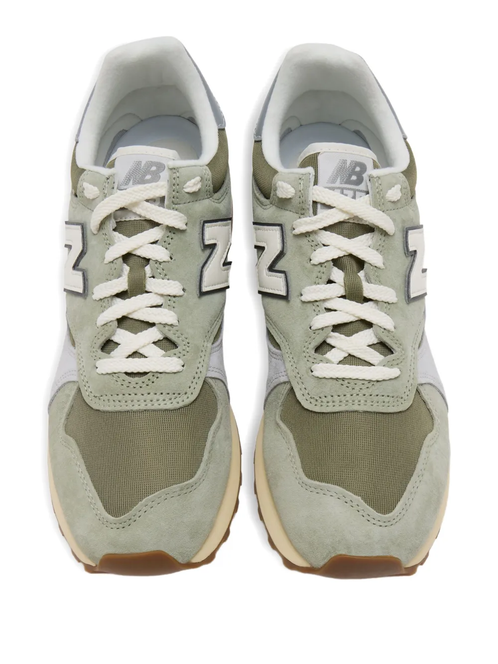 475 замшевые кроссовки NEW BALANCE, зеленый — фото 2