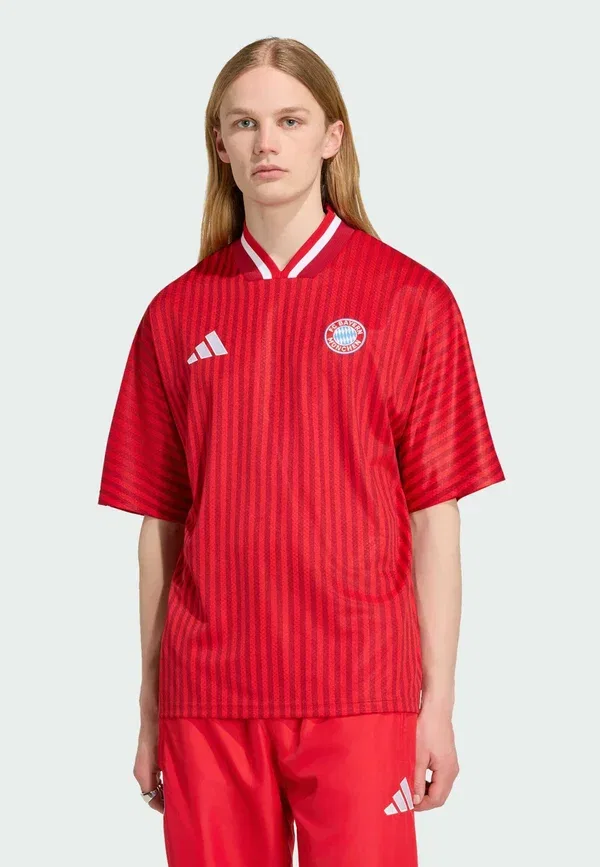 Толстовка Adidas Performance, цвет ярко-алый командный красный