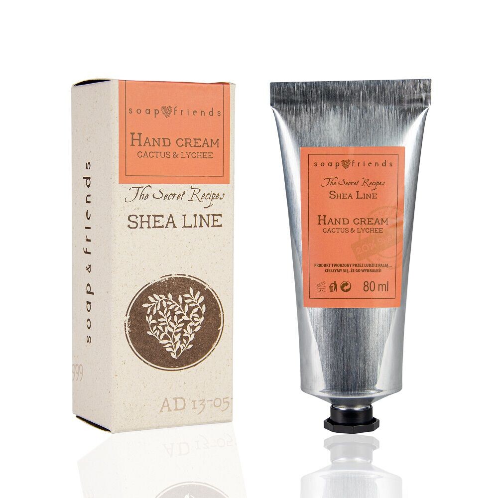

Крем для рук кактус и личи Soap&Friends Shea Line, 80 мл