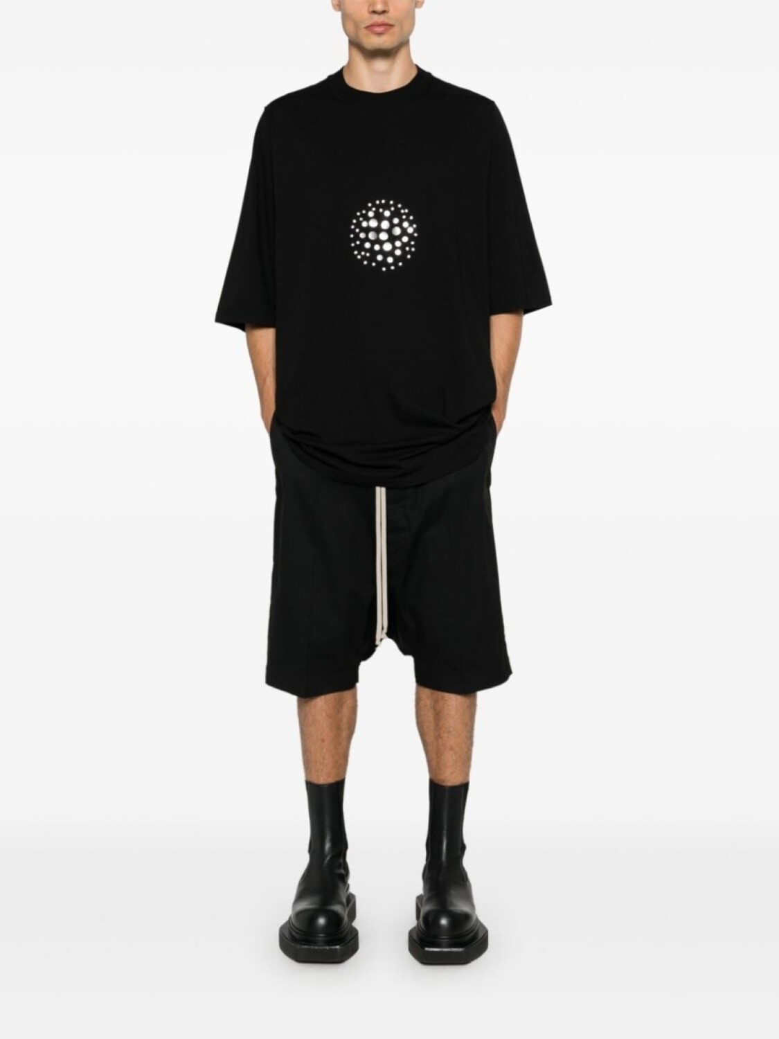 

Rick Owens футболка Jumbo, черный
