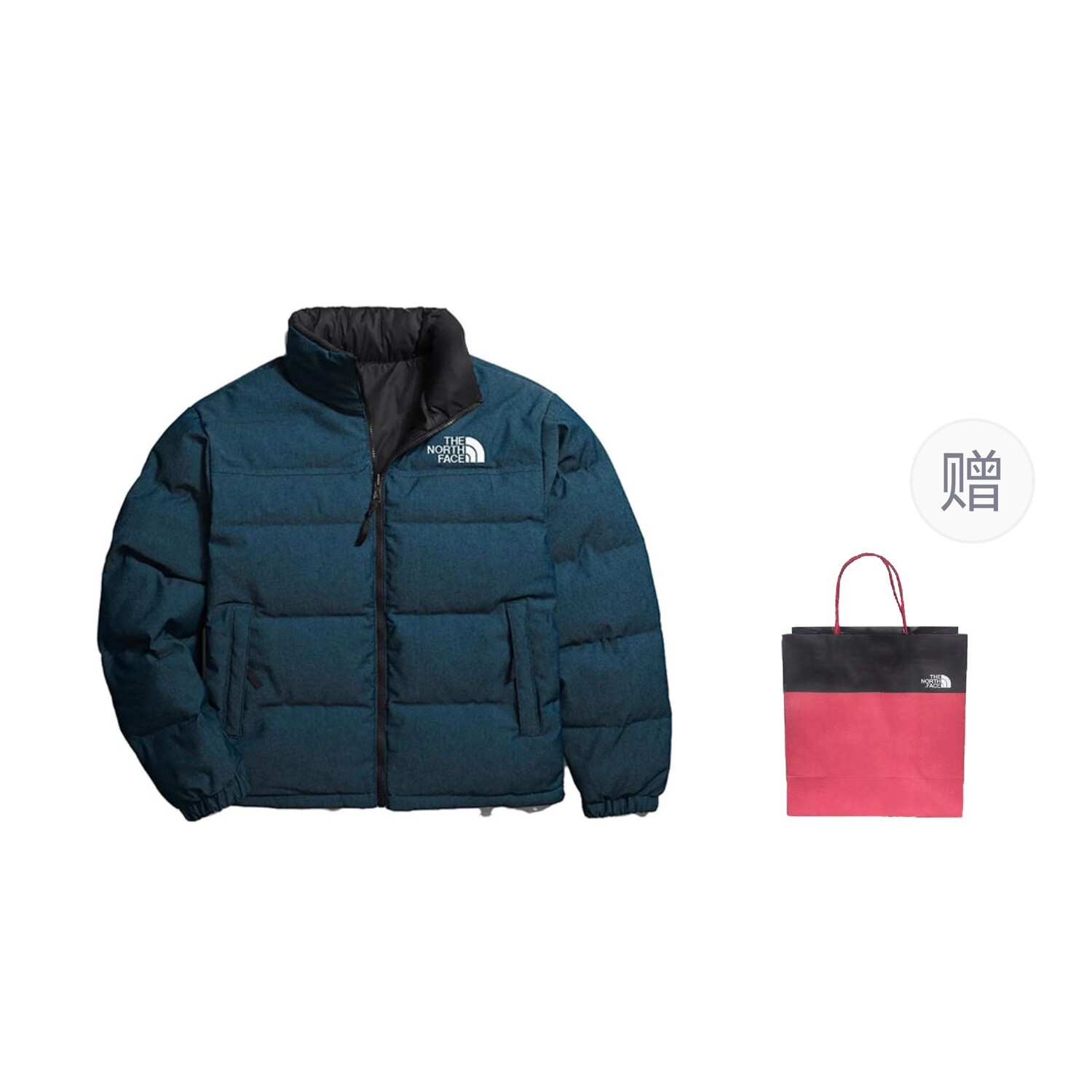 

Back In Blue Series Куртка мужская джинсовая синий + подарочный пакет The North Face