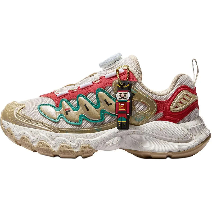 Heritage FHT низкие повседневные кроссовки для детей FILA KIDS, бежевый