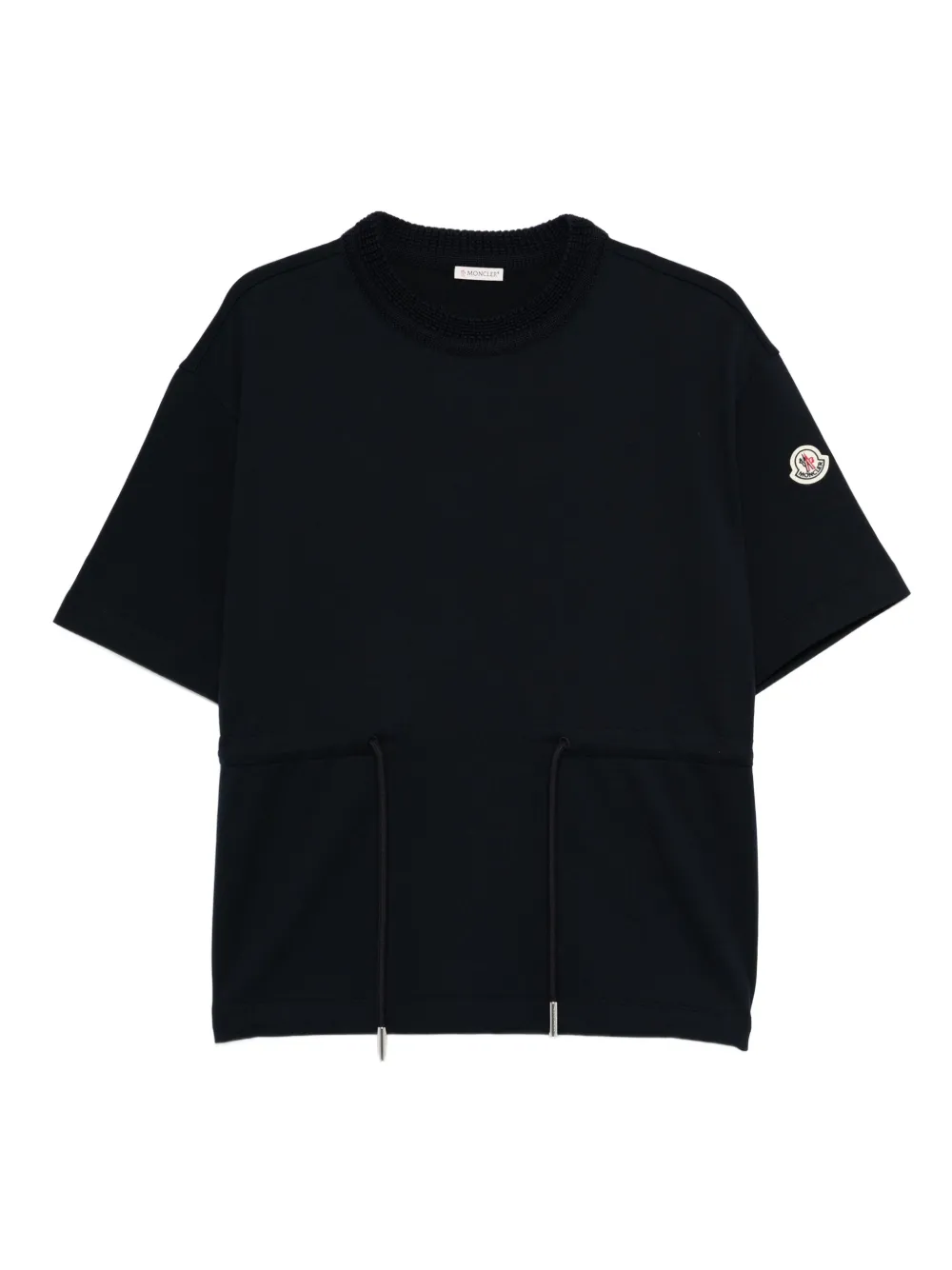 

Футболка с кулиской MONCLER, синий