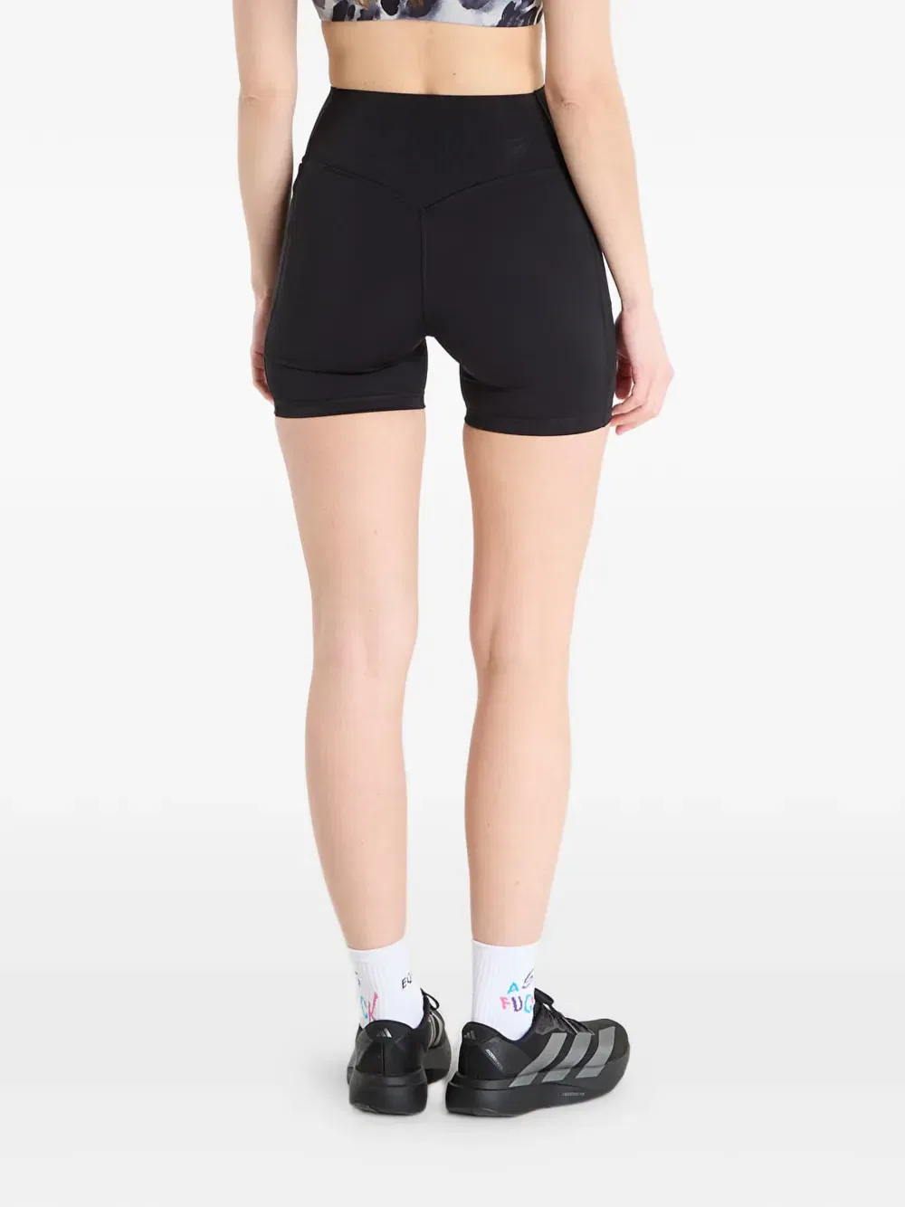 Шорты с логотипом Optime Power Adidas, черный — фото 4