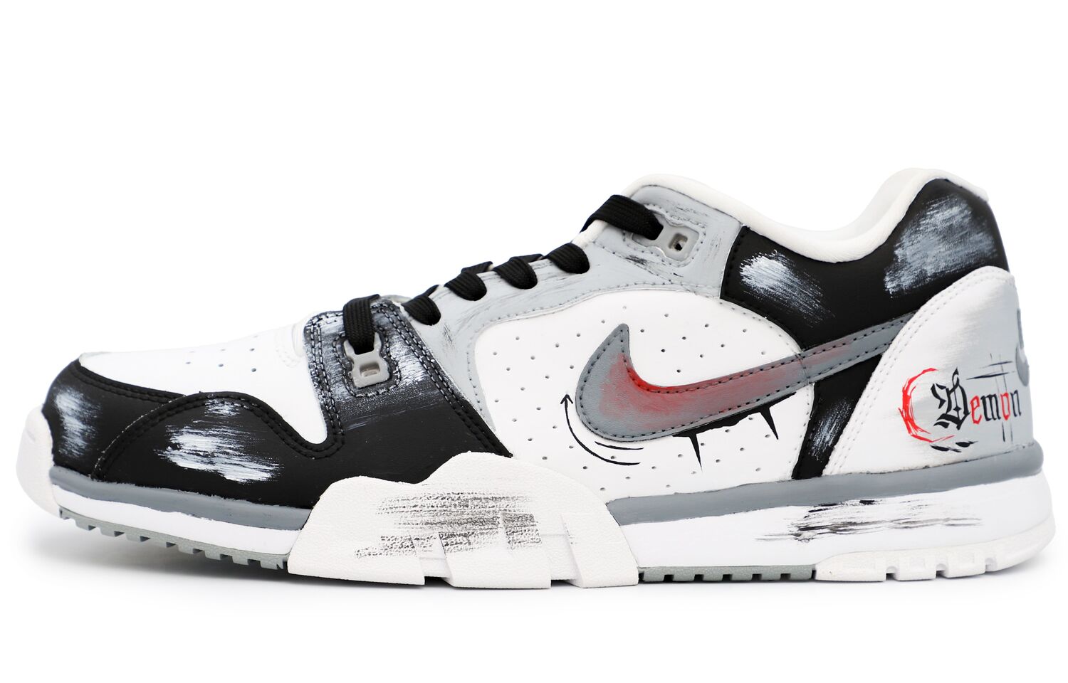 

Nike Кроссовки Air Cross Trainer Lost In The Shadow Support легкие низкие мужские черно-белые, цвет Black White