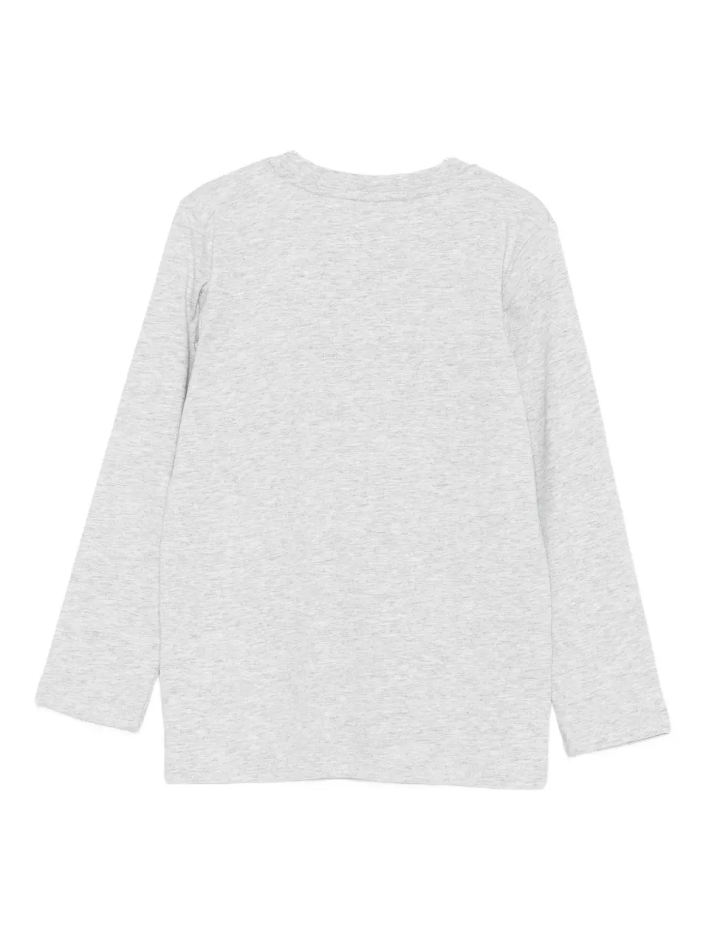 Топ с длинными рукавами и принтом белки Stella McCartney Kids, серый — фото 2