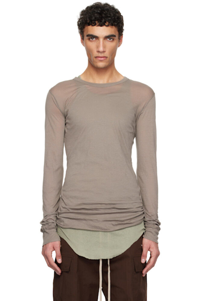 

Серая футболка Hollywood Basic LS Rick Owens