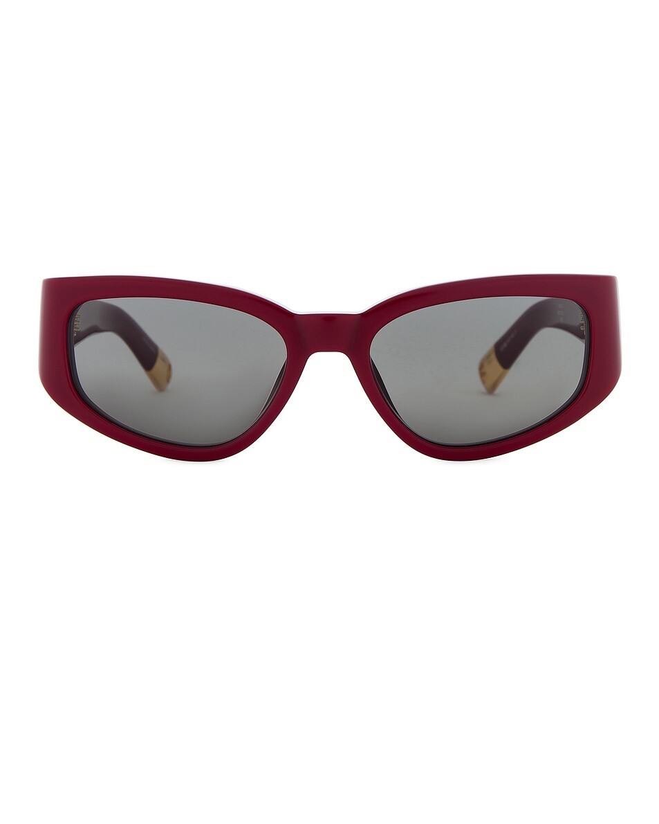 

Мужские солнцезащитные очки Les Lunettes Gala Jacquemus, цвет Burgundy