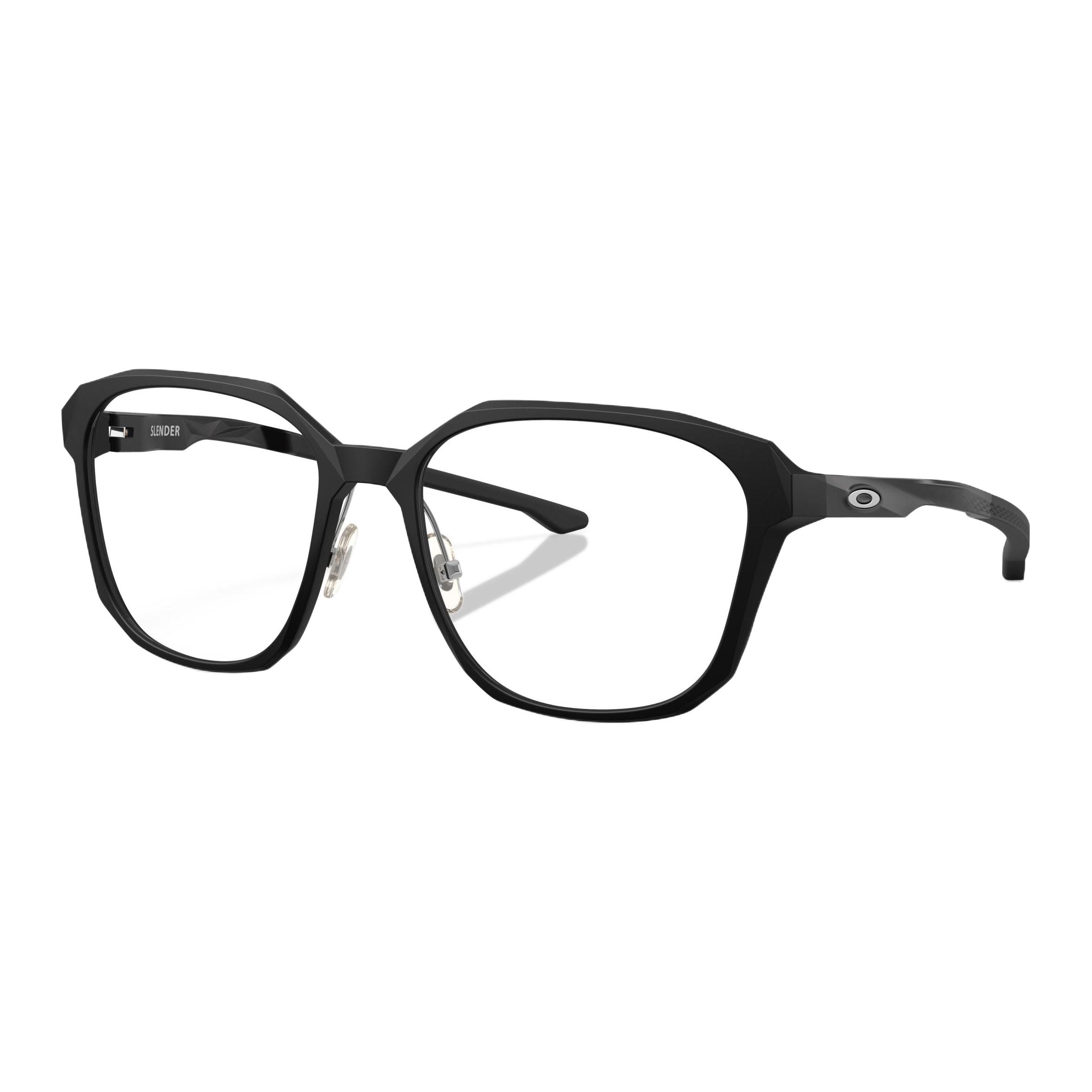

Oakley Оригинальные дизайнерские очки для зрения квадратной формы из литьевого пластика с памятью формы Unisex Black