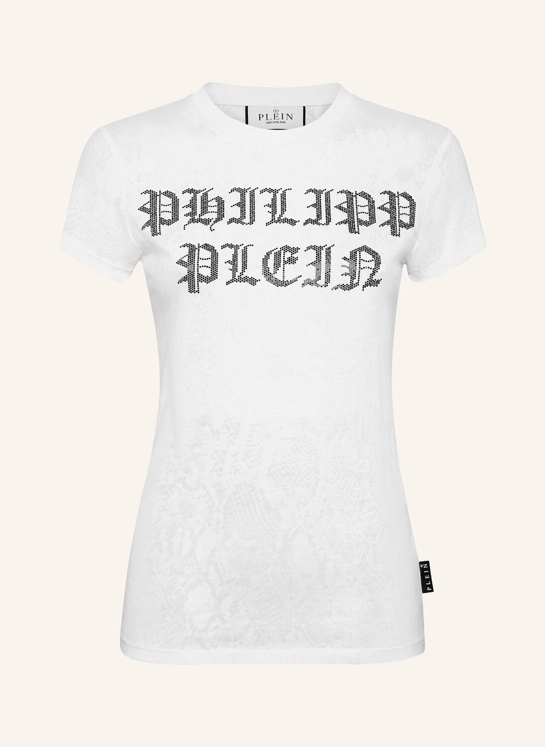 

Футболка с драгоценными камнями Philipp Plein, белый