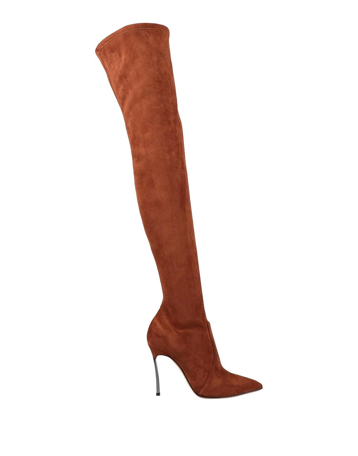 Ботинки Casadei, коричневый