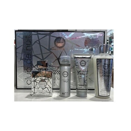 

Armaf Club de Nuit Sillage 4 Piece Gift Set - 3.3oz Spray, 1.7oz Body Spray, 3.4oz Shower Gel
