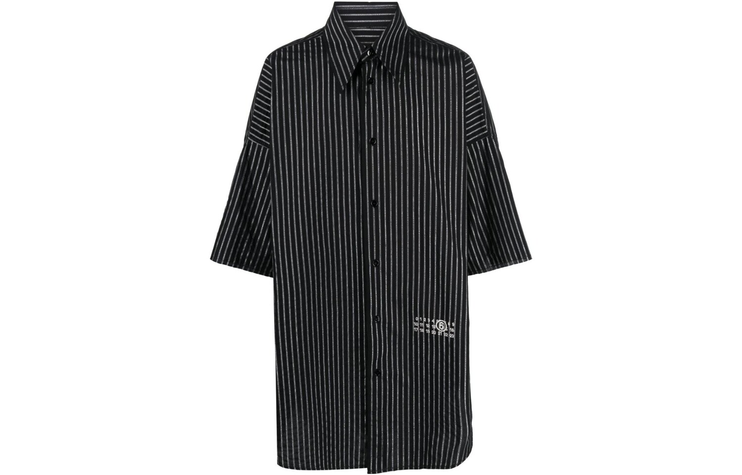 

Рубашка мужская черная Mm6 Maison Margiela, черный