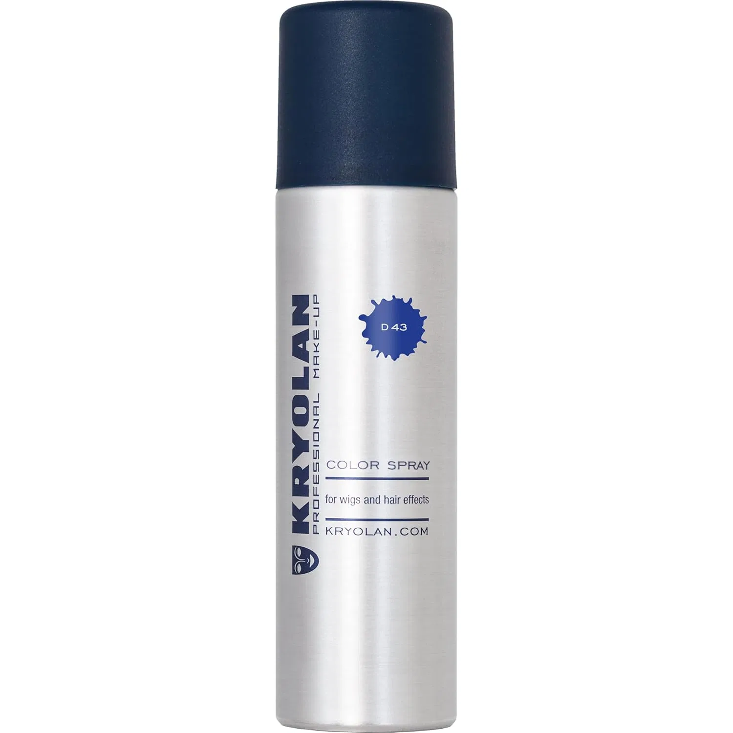 Временный цветной спрей для волос «Color Spray D 43 Dark Blue» от Kryolan Kryolan