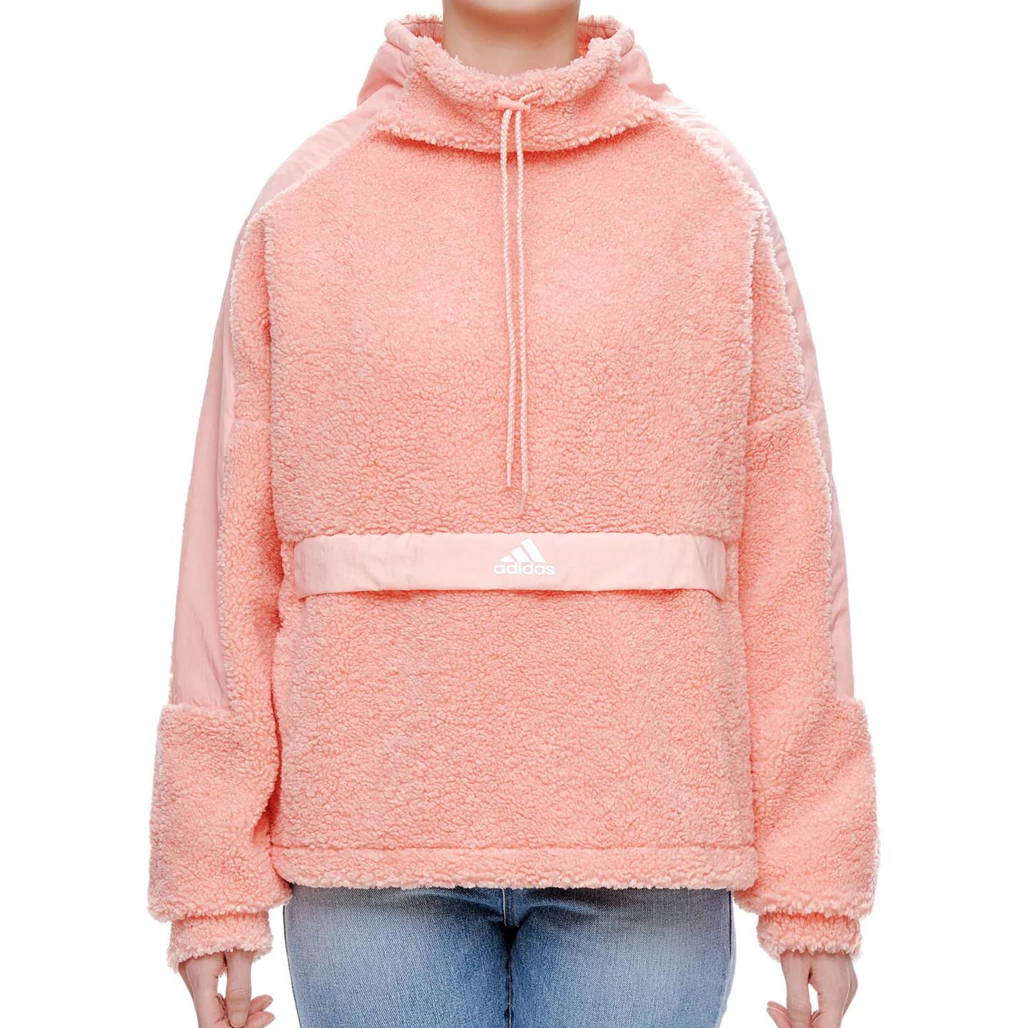 

Adidas Бархатное пальто женское розовое, Pink
