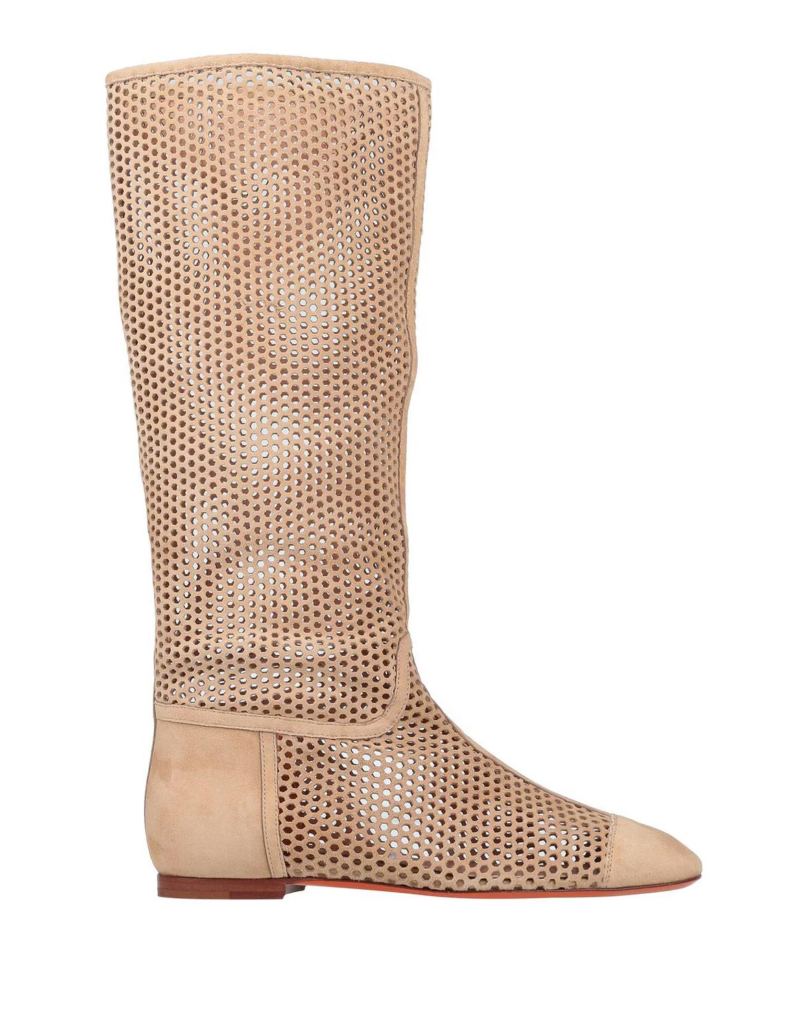 Ботинки Santoni, бежевый