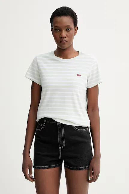 Футболка с принтом Perfect Tee Levi's, зеленый