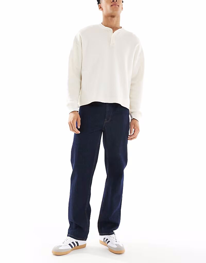 

Прямые джинсы ASOS DESIGN цвета индиго