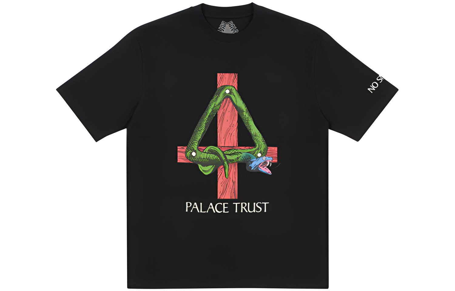 

Футболка Trust бренда PALACE, черная