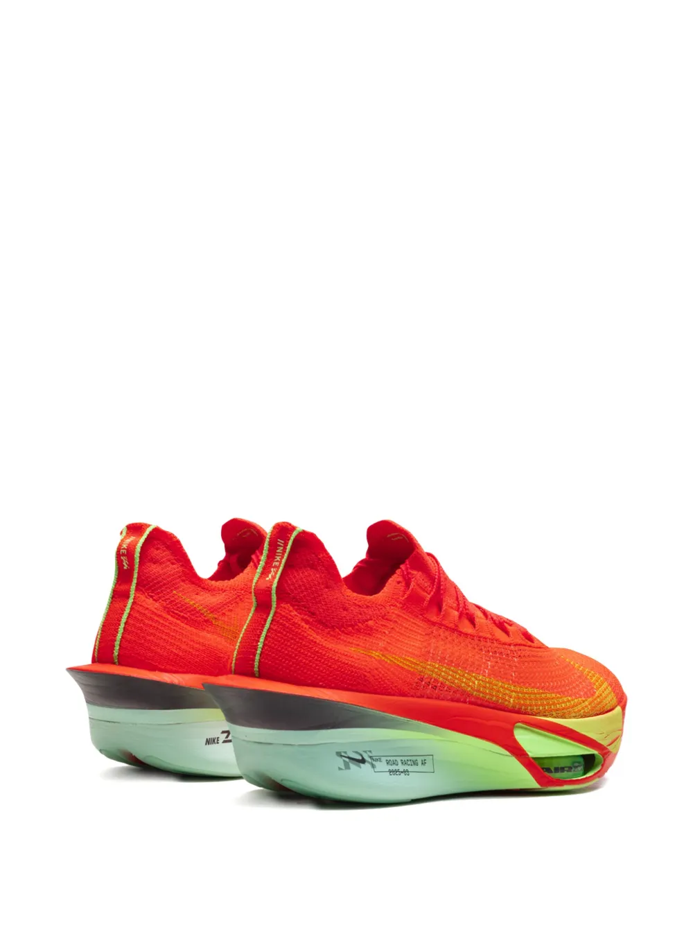 Кроссовки ZoomX AlphaFly 3 Bright Crimson/Lime Blast Nike, оранжевый — фото 3
