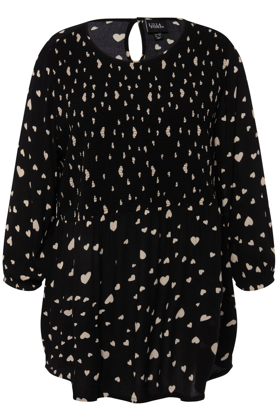 

Блузка с коротким рукавом Ulla Popken Blouse, черный