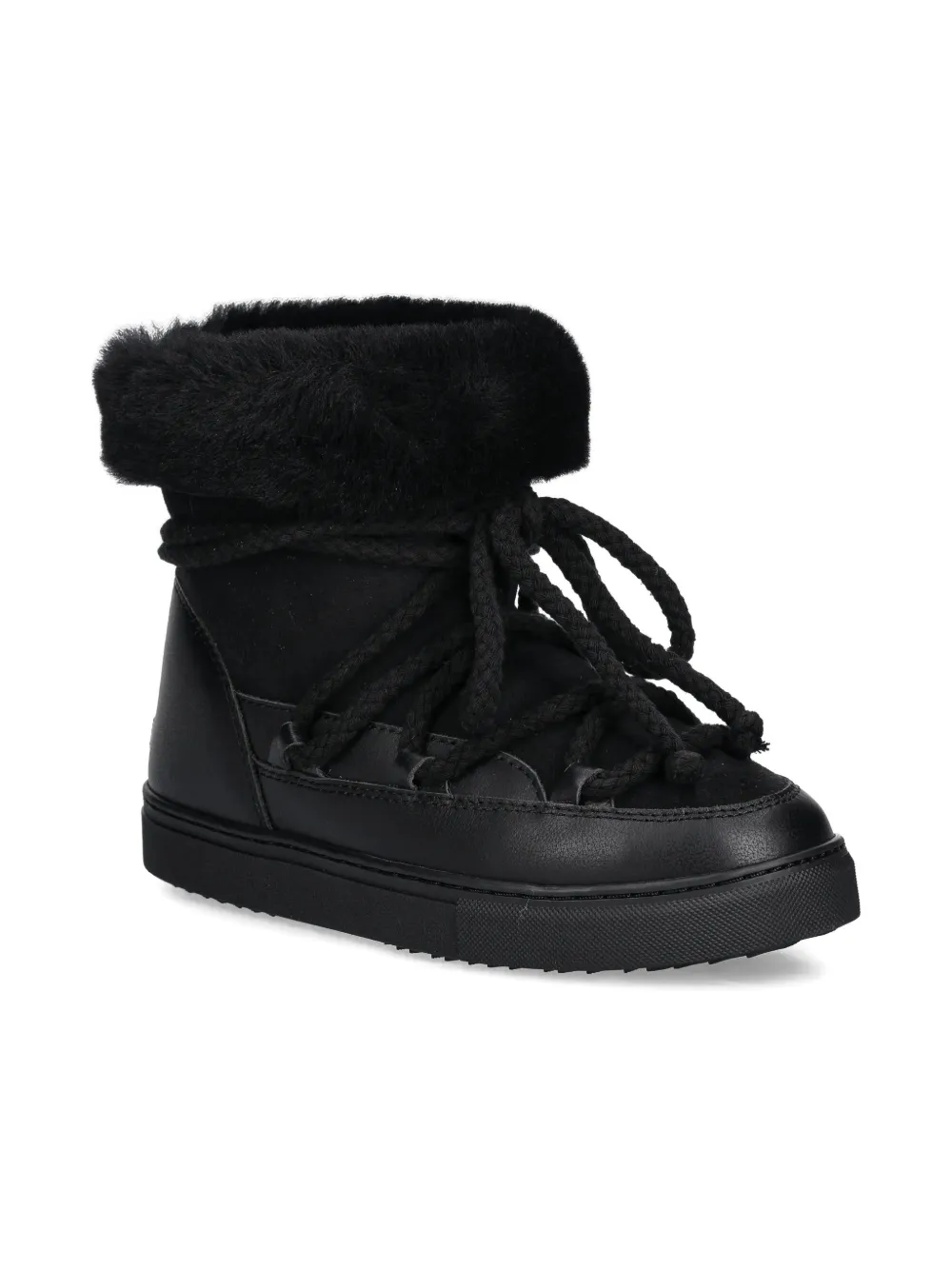 

Классические ботинки на шнуровке Inuikii, черный