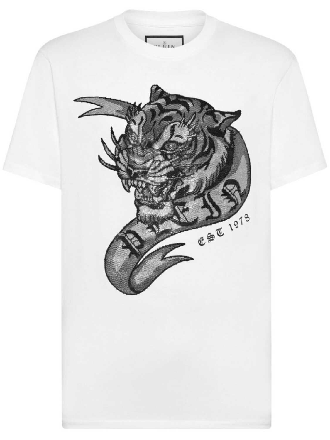 

Philipp Plein футболка SS Tattoo с принтом, белый