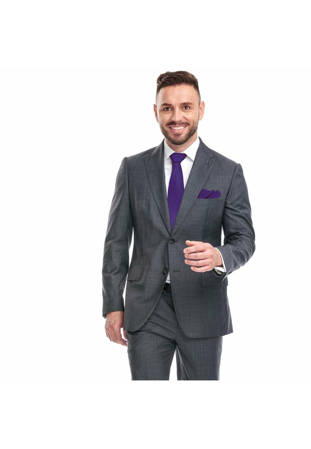 

Нагрудный платок 3 SET ROMERO KARO Gassani, цвет lila, lavendel, blau-lila, mauve, flieder-violett, gepunktet, schwarz