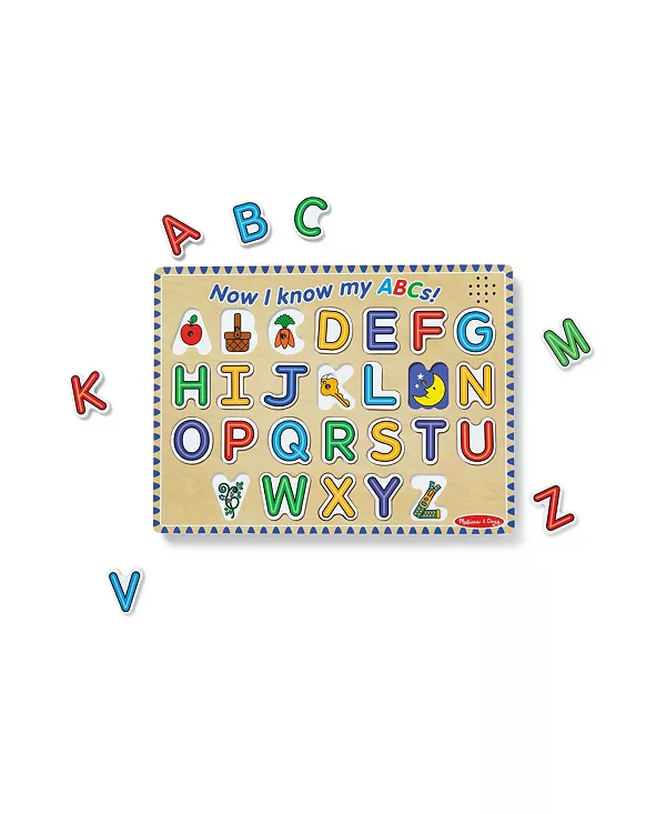Звуковой пазл «Алфавит Мелиссы и Дуга», 26 деталей Melissa And Doug, multi-color — фото 4