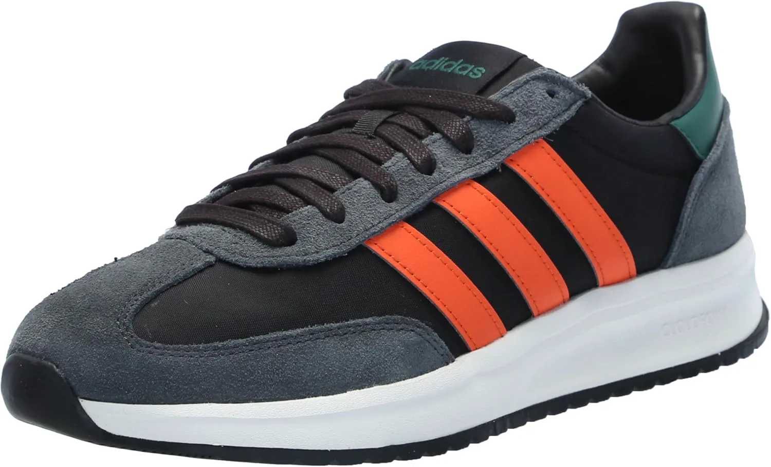 Мужские кроссовки для бега Adidas Run 72, черный/оранжевый — фото 2
