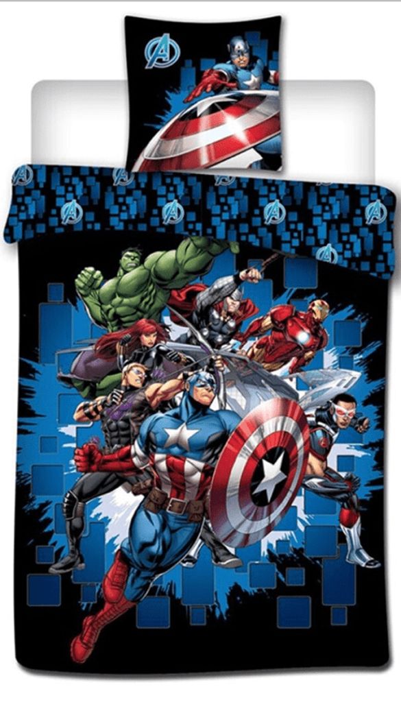 

Marvel - Avengers - постельное белье 140х200 см, 65х65 см (52% полиэстер + 48% хлопок) Jerry Fabrics