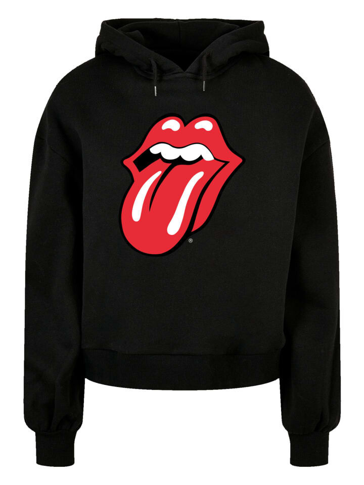 

Пуловер F4NT4STIC Oversized Hoodie The Rolling Stones Classic Zunge, черный