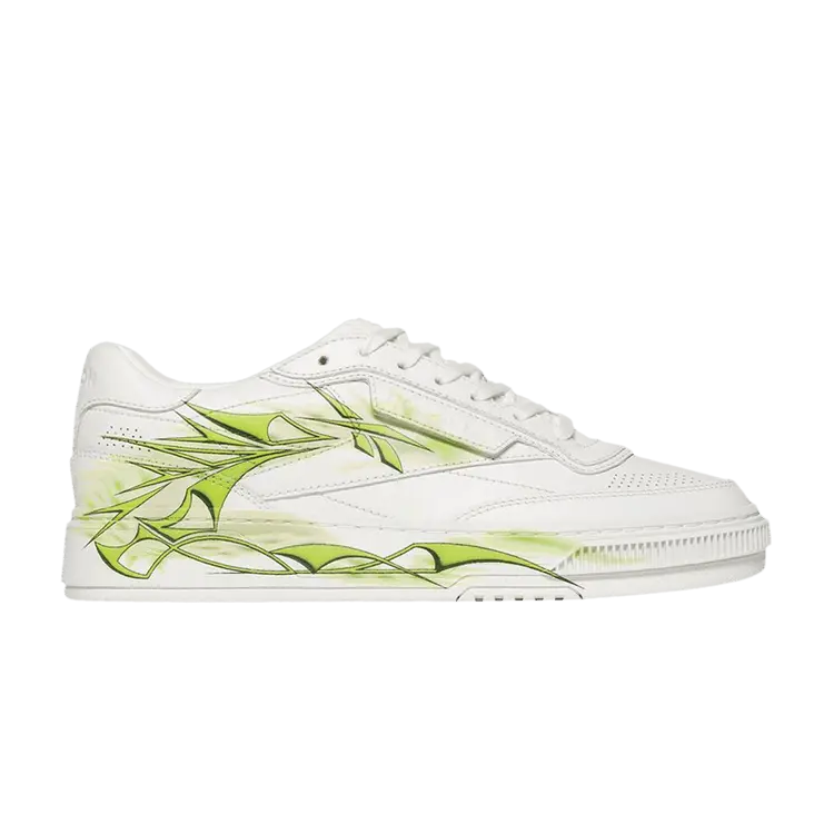 

Кроссовки Reebok Club C LTD 'Green Dragon', белый