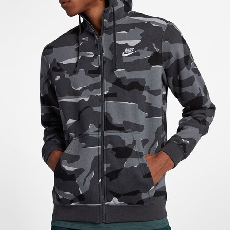 Куртка мужская серая/черная Nike, черный — фото 3