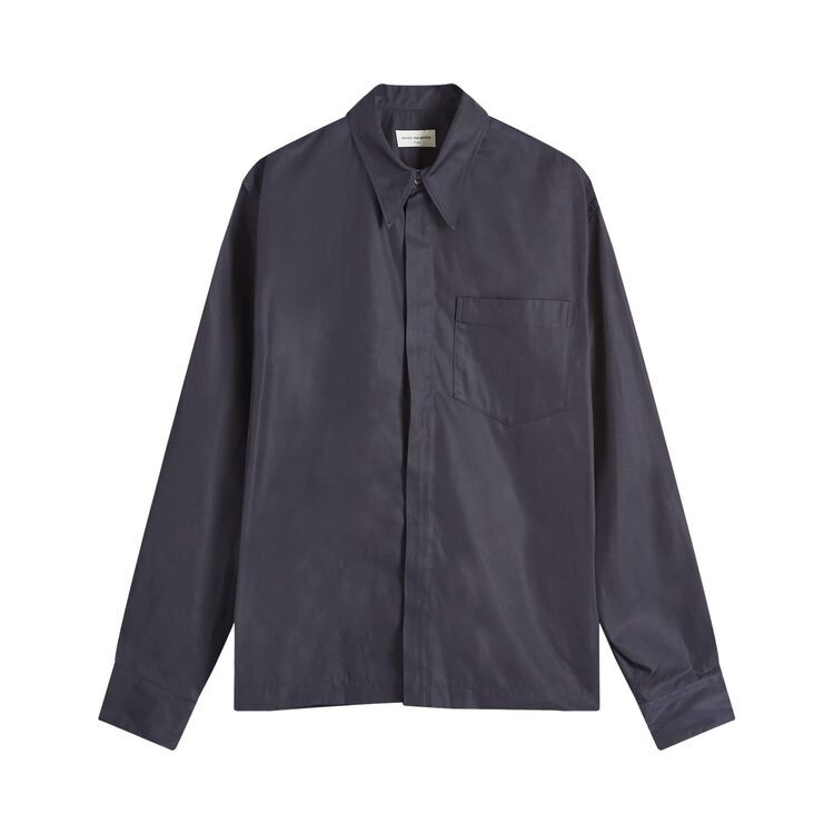 

Рубашка Dries Van Noten Corran Shirt Navy, синий