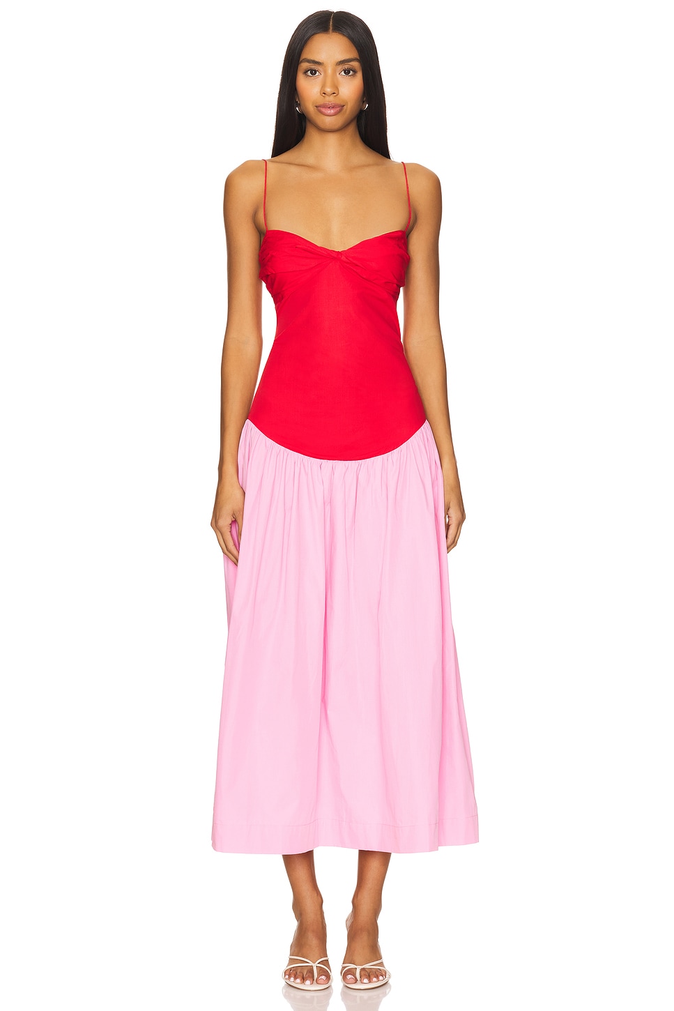 

Платье с заниженной талией x revolve Swf, красный