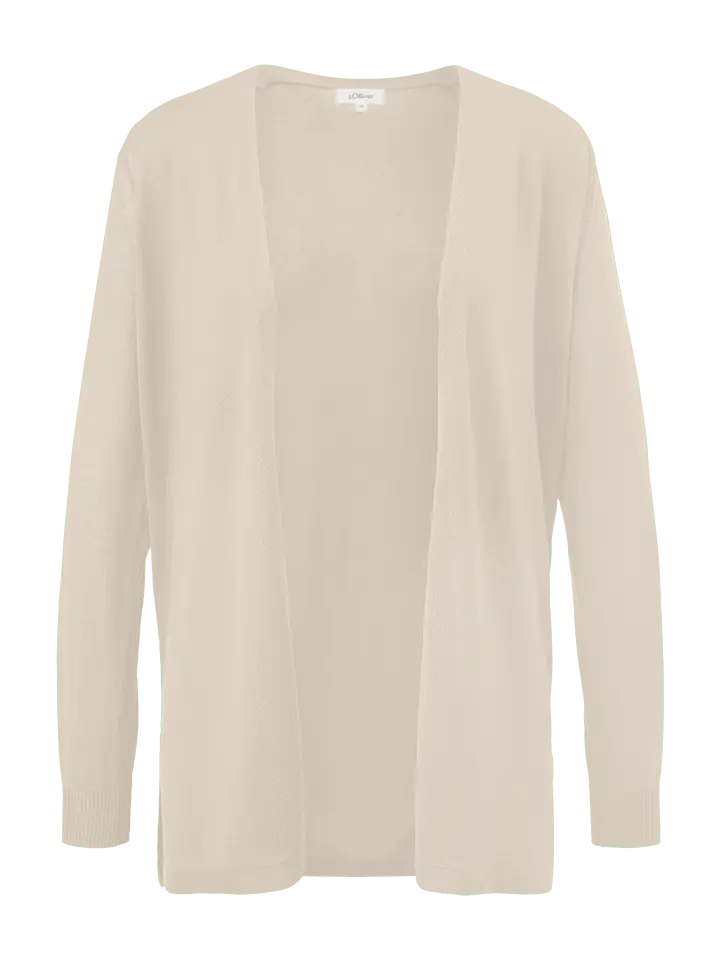 

Кардиган sOliver Strickjacke langarm, бежевый