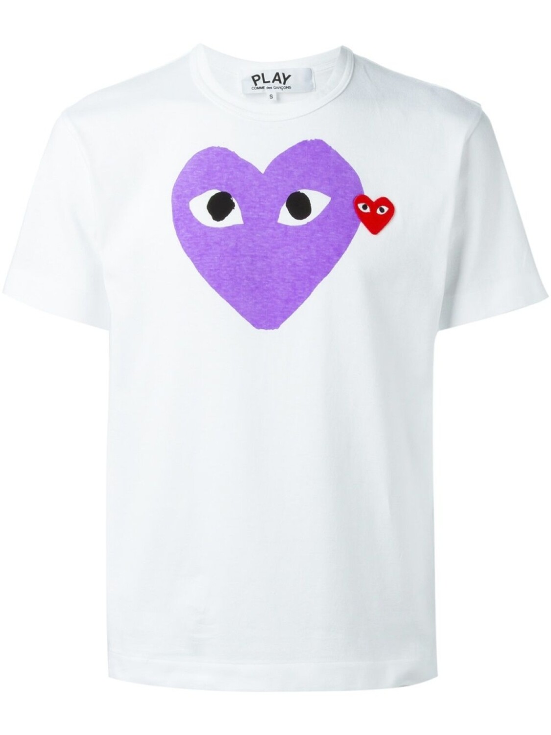 

Comme Des Garçons Play футболка с принтом сердца, белый