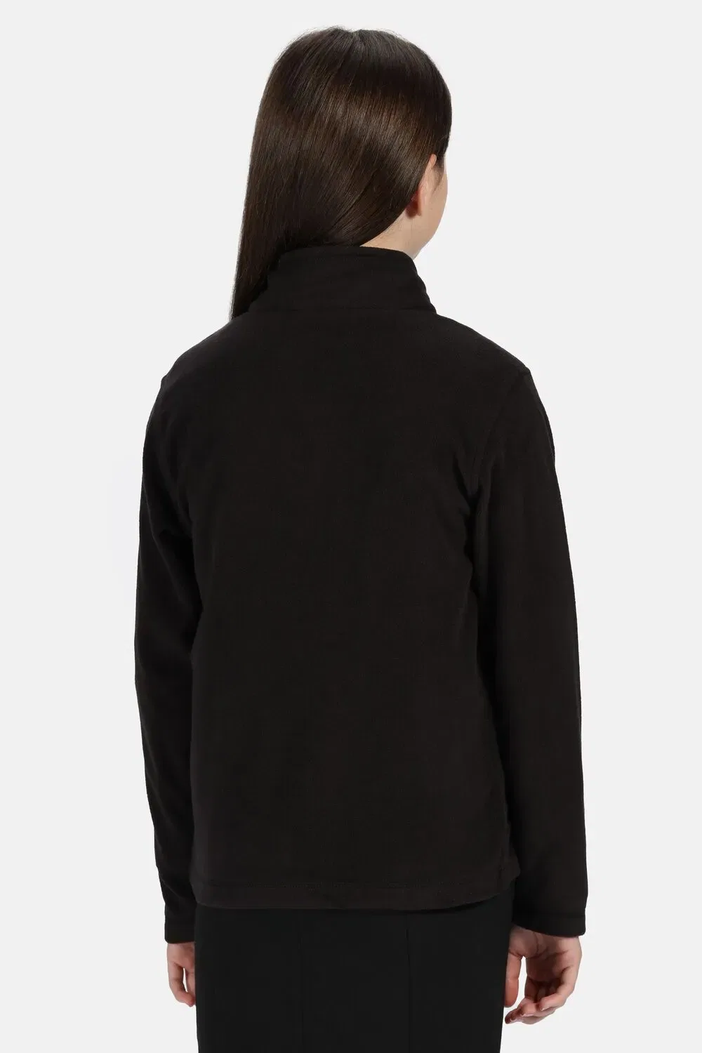 Детская флисовая кофта Regatta Brigade Full Zip, черный — фото 2
